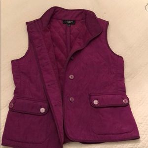 Pink Talbots vest